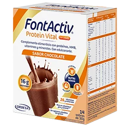 FontActiv Protein Vital sabor chocolate en sobres